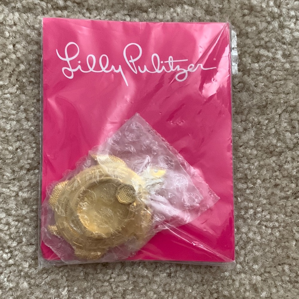 Lilly Pulitzer turtle phone ring